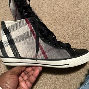 Burberry stylish Hi Top shoe..